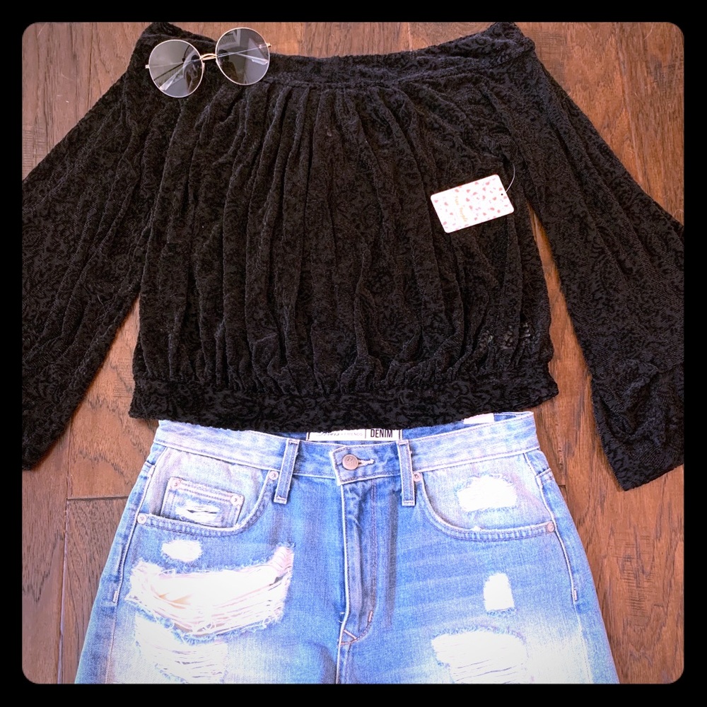 *new* Free People off the shoulder top